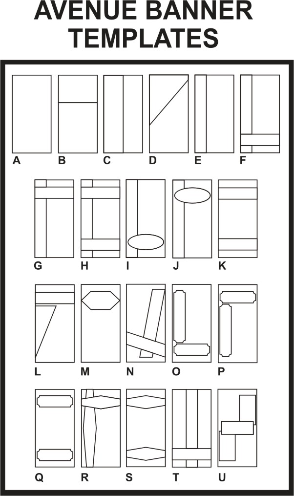 Avenue Banner Design Templates - Group A